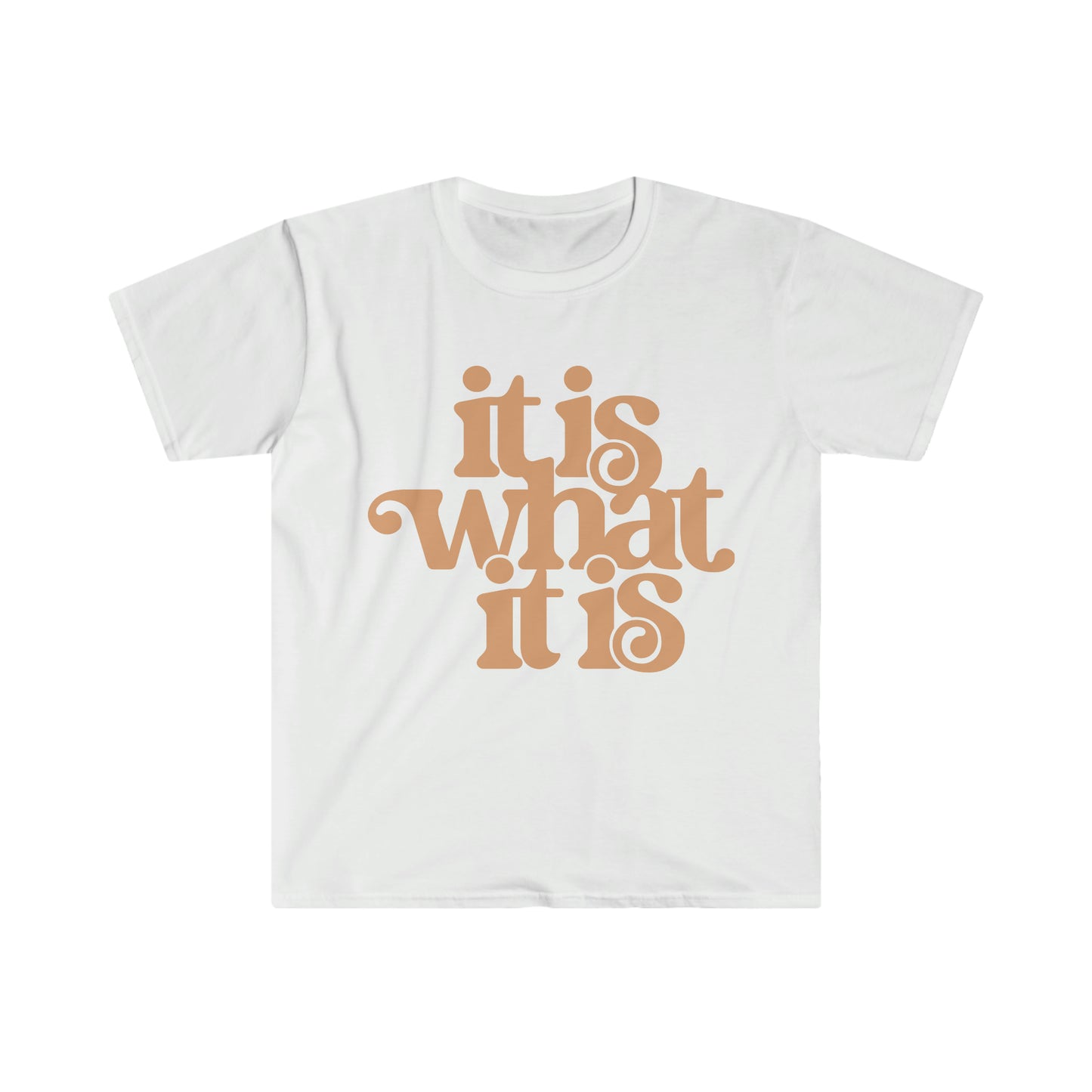 It is What it is Unisex Softstyle T-Shirt